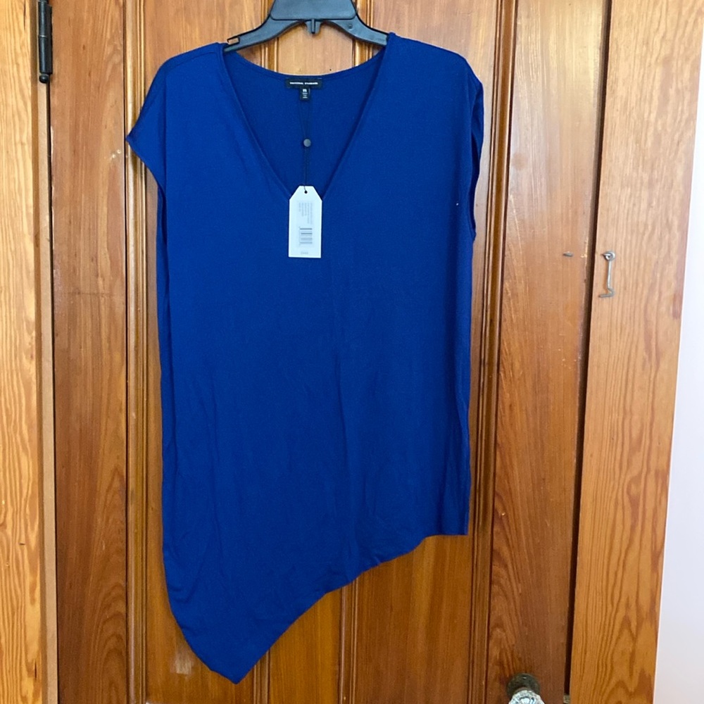 NWT Universal Standard Blue asymmetrical top